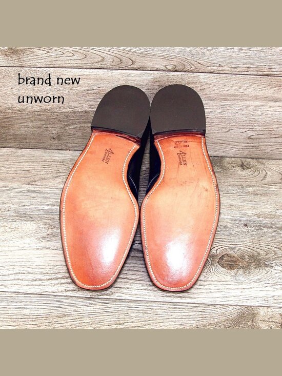 * NOS * $325 Allen Edmonds MILAN Monkstrap 10.5 B Narrow Blk * add $15 new Trees main image 6